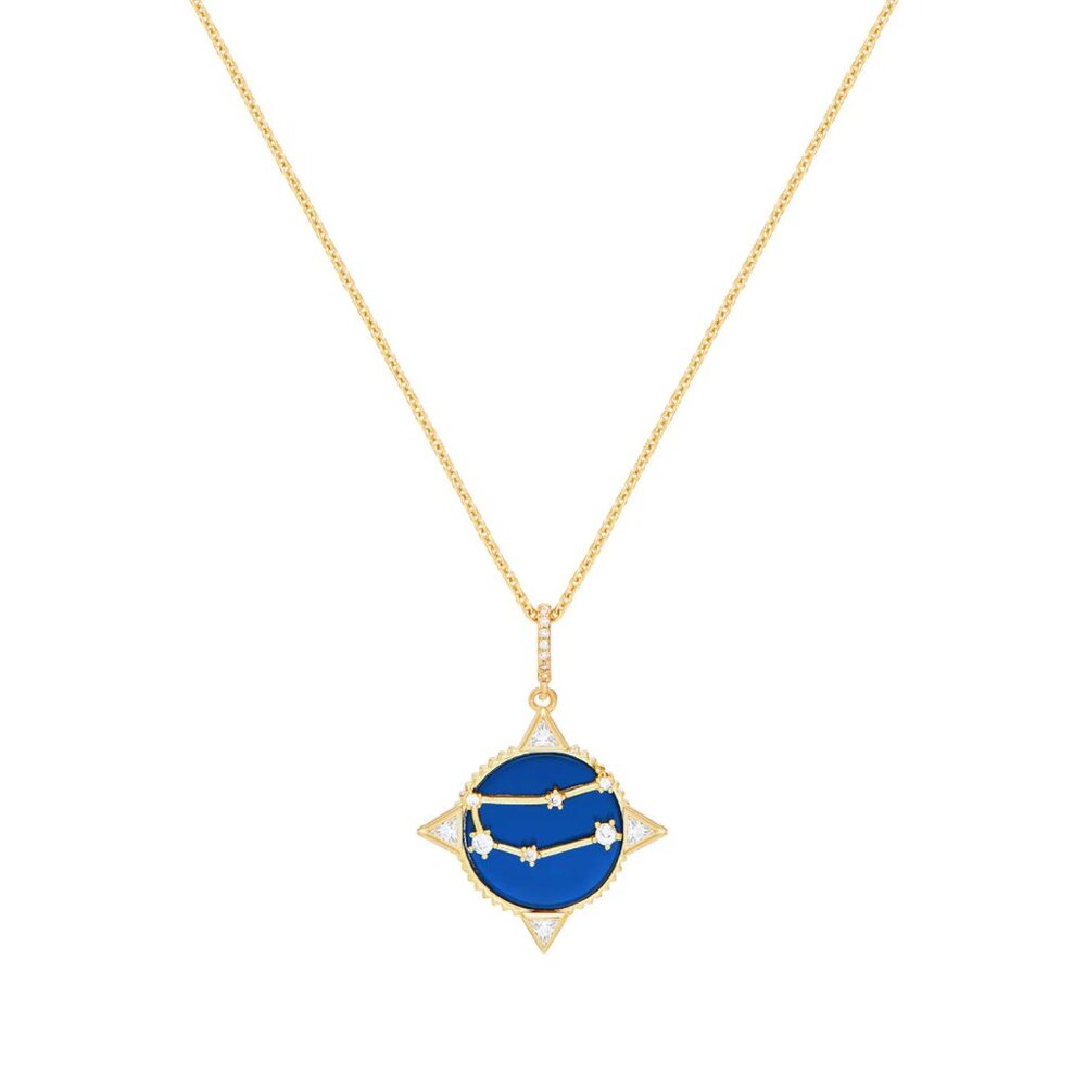 Written In The Stars - Gemini Necklace - Blue Lapis Celeste Starre